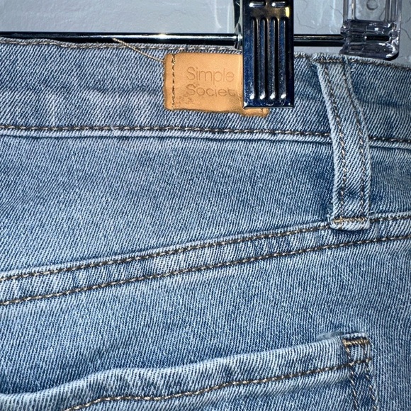 Simple Society Distressed Blue Jeans - Picture 5 of 6